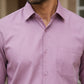 Men's Cotton Solid Casual Shirt ( RDSH 883Magenta )