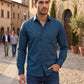 Men's Cotton Solid Casual Shirt ( RDSH 883Peacock )