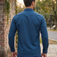 Men's Cotton Solid Casual Shirt ( RDSH 883Peacock )