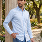 Men's Cotton Solid Casual Shirt ( RDSH 883Sky )