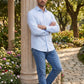 Men's Cotton Solid Casual Shirt ( RDSH 883Sky )