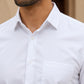 Men's Cotton Solid Casual Shirt ( RDSH 883White )