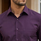 Men's Cotton Solid Casual Shirt ( RDSH 883Wine )