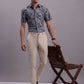 Men's Floral Printed Formal Shirt