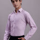Men's Geomatric Printed Cotton Blend Formal Shirt
