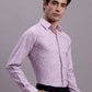 Men's Geomatric Printed Cotton Blend Formal Shirt