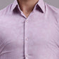 Men's Geomatric Printed Cotton Blend Formal Shirt