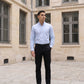 Men Regular Fit Solid Button-Down Collar Formal Shirt ( RDSH 9042Firozi )