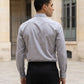 Men Regular Fit Solid Button-Down Collar Formal Shirt ( RDSH 9042Grey )
