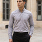 Men Regular Fit Solid Button-Down Collar Formal Shirt ( RDSH 9042Grey )