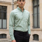 Men Regular Fit Solid Button-Down Collar Formal Shirt ( RDSH 9042Pista )