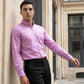 Men Regular Fit Solid Button-Down Collar Formal Shirt ( RDSH 9042Purple )