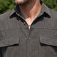 Men Standard Corduroy Cotton Shirt ( RDSH 925Grey )