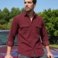 Men Standard Corduroy Cotton Shirt ( RDSH 925Maroon )