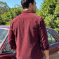 Men Standard Corduroy Cotton Shirt ( RDSH 925Maroon )