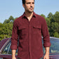 Men Standard Corduroy Cotton Shirt ( RDSH 925Maroon )