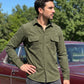 Men Standard Corduroy Cotton Shirt ( RDSH 925Pista )