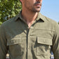 Men Standard Corduroy Cotton Shirt ( RDSH 925Pista )