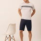 Indian Needle Men's Casual Cotton Solid Shorts