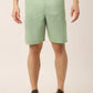 Indian Needle Men's Casual Cotton Solid Shorts