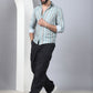 Striped Cotton Blend Casual Shirt For Men
