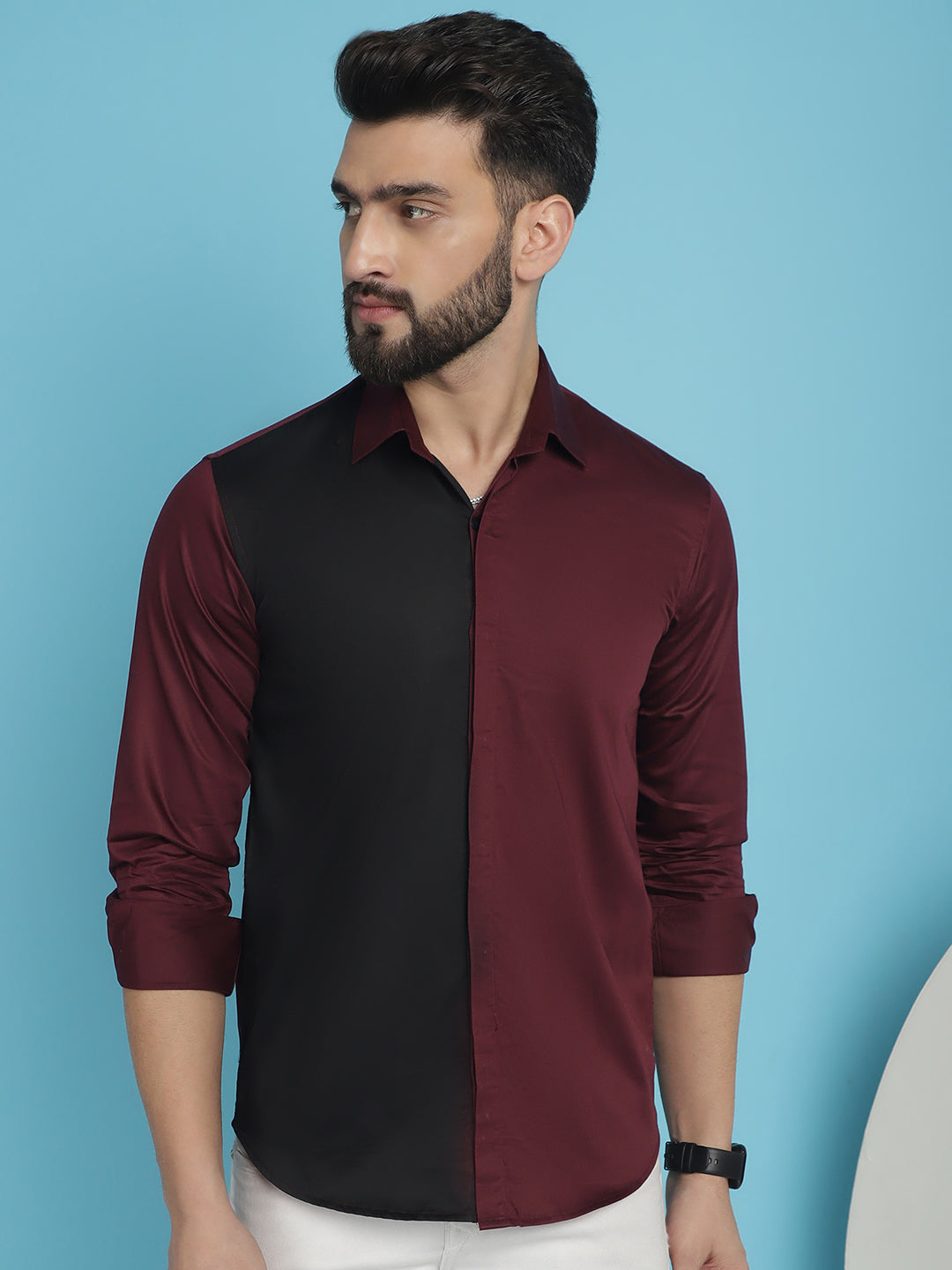 Premium Cotton Satin Casual Shirt