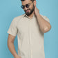 Striped Half Sleeve Casual Shirt for Men's