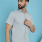 Striped Half Sleeve Casual Shirt for Men's