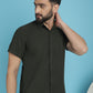 Striped Half Sleeve Casual Shirt for Men's