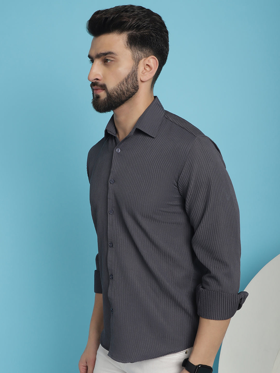 Striped Casual Shirt for Men's