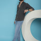 Faded Cotton Denim Casual Shirt