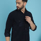 Men Standard Corduroy Cotton Shirt