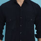 Men Standard Corduroy Cotton Shirt