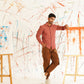 Woven Design Casual Shirt for Mens