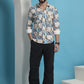 Men Printed Corduroy Cotton Shirt