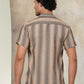 Striped Half Sleeve Cotton Shirt for Men