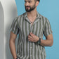 Printed Half Sleeve Cotton Shirt for Men