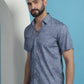 Printed Half Sleeve Cotton Shirt for Men