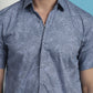 Printed Half Sleeve Cotton Shirt for Men