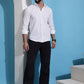 White Striped Casual Shirt for Mens.