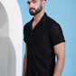 Men Embossed Design Cotton Shirt