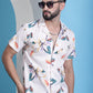 Classic Floral Printed Cotton Casual Shirt