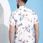 Classic Floral Printed Cotton Casual Shirt