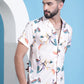 Classic Floral Printed Cotton Casual Shirt