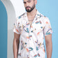 Classic Floral Printed Cotton Casual Shirt