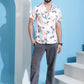 Classic Floral Printed Cotton Casual Shirt