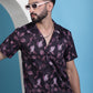 Classic Floral Printed Cotton Casual Shirt
