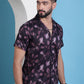 Classic Floral Printed Cotton Casual Shirt