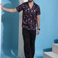 Classic Floral Printed Cotton Casual Shirt