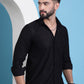 Men Embossed Design Casual Shirt